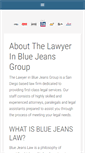 Mobile Screenshot of lawyerinbluejeans.com